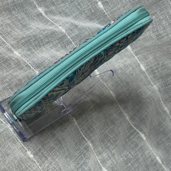 Vera Bradley Daisy Dot Paisley Continental Wallet RFID Zip Around Designer EUC - Picture 5 of 16